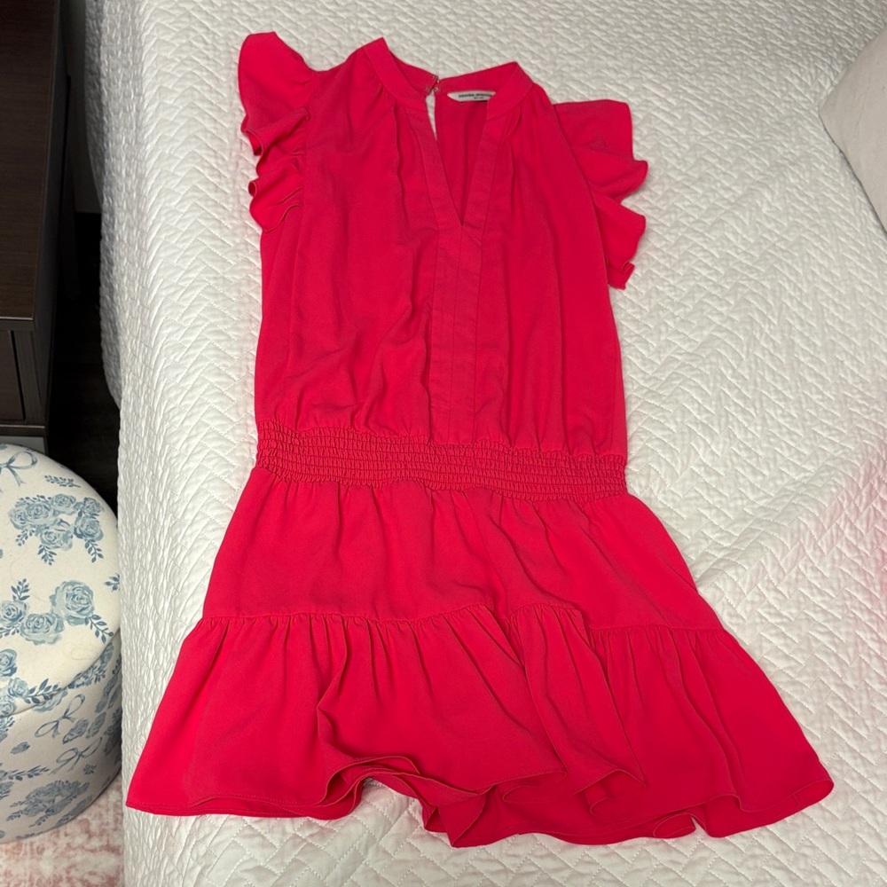 Amanda Uprichard Bold Pink Dress